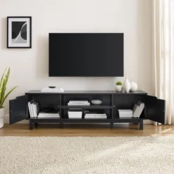 Modern Transitional 2 Door Storage TV Stand For TVs Up To 65" - Saracina Home 15 Modern Transitional 2 Door Storage TV Stand For TVs Up To 65" - Saracina Home -Saracina Home GUEST 786e7133 e5e6 4c21 88b8 ac73f45d6fa8