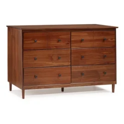 Stiva Classic Mid-Century Modern Horizontal 6 Drawer Dresser - Saracina Home -Saracina Home GUEST 78791d89 6431 4350 b98b c4637b18a0d0