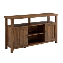 Modern Farmhouse Highboy Double Grooved Door TV Stand For TVs Up To 65" - Saracina Home 20 Modern Farmhouse Highboy Double Grooved Door TV Stand For TVs Up To 65" - Saracina Home -Saracina Home GUEST 7ac3442f 0942 41cf 97c5 97eb551f042c