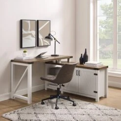 Farmhouse Rustic L Shaped Desk With Storage - Saracina Home 28 Farmhouse Rustic L Shaped Desk With Storage - Saracina Home -Saracina Home GUEST 7ac8ccdc 28cc 432d 8e71 4f0bbde4f47b