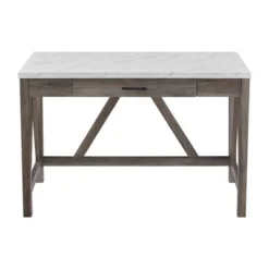 Taylen A Frame Transitional 1 Drawer Writing Desk - Saracina Home -Saracina Home GUEST 84980e9d 8f53 4037 b672 0a58c76ebbc4