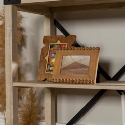 64" Sophie Industrial X Frame Bookshelf - Saracina Home 24 64" Sophie Industrial X Frame Bookshelf - Saracina Home -Saracina Home GUEST 8f2f71bb 470c 47d8 9367 5171861abfc9