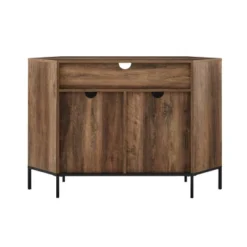 Atticus Modern Farmhouse 2 Door Corner TV Stand For TVs Up To 55" Rustic Oak - Saracina Home 14 Atticus Modern Farmhouse 2 Door Corner TV Stand For TVs Up To 55" Rustic Oak - Saracina Home -Saracina Home GUEST 900f6adf 45c0 46b7 af93 6ba1b19d3f99
