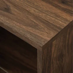 Contemporary Corner TV Stand For TVs Up To 55" Dark Walnut - Saracina Home 17 Contemporary Corner TV Stand For TVs Up To 55" Dark Walnut - Saracina Home -Saracina Home GUEST 90ef5640 16ec 43a6 9215 a7b971fb8a0a