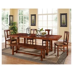 Set Of 2 Traditional Distressed Wood Dining Chairs Dark Oak - Saracina Home 5 Set Of 2 Traditional Distressed Wood Dining Chairs Dark Oak - Saracina Home -Saracina Home GUEST 93e5e64c 6860 4eb8 bc41 00408b6ad1bc