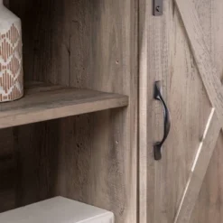 Robinson Rustic Transitional Sliding Barn Door Corner TV Stand For TVs Up To 58" - Saracina Home 21 Robinson Rustic Transitional Sliding Barn Door Corner TV Stand For TVs Up To 58" - Saracina Home -Saracina Home GUEST 97a8b3a3 3014 4443 82a1 15aa88d117b9