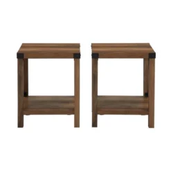 Set Of 2 Sophie Rustic Farmhouse X Frame Side Tables - Saracina Home 20 Set Of 2 Sophie Rustic Farmhouse X Frame Side Tables - Saracina Home -Saracina Home GUEST 97d1aae4 b5cf 4310 ae80 df5ce5fb7d85