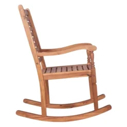 Bamberg Transitional Acacia Wood Outdoor Rocking Chair - Saracina Home 15 Bamberg Transitional Acacia Wood Outdoor Rocking Chair - Saracina Home -Saracina Home GUEST a3d1d40e 25e3 46f0 89f7 27e03efb18b7