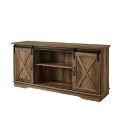 Modern Transitional Sliding Barndoor TV Stand For TVs Up To 65"- Saracina Home 38 Modern Transitional Sliding Barndoor TV Stand For TVs Up To 65"- Saracina Home -Saracina Home GUEST a8e3aaa4 53bc 4379 adde 6b8386c5e4e1