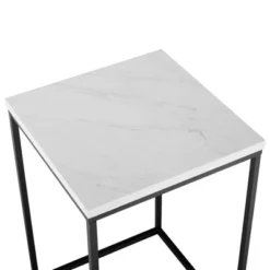 Owen Urban Open Box Frame Side Table Faux White Marble - Saracina Home 11 Owen Urban Open Box Frame Side Table Faux White Marble - Saracina Home -Saracina Home GUEST aac9976d 0065 45dc 834e 760c9bc8ea83