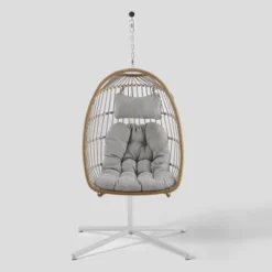 Toluca Hanging Outdoor Boho Egg Chair With Cushion - Saracina Home 22 Toluca Hanging Outdoor Boho Egg Chair With Cushion - Saracina Home -Saracina Home GUEST ad461551 95ac 42b6 abb8 823b2399366c