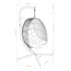 Toluca Hanging Outdoor Boho Egg Chair With Cushion - Saracina Home 18 Toluca Hanging Outdoor Boho Egg Chair With Cushion - Saracina Home -Saracina Home GUEST b0198d06 b098 4685 beec 4fa58d027b8d