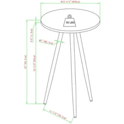 Modern Glam 3 Leg Round Side Table - Saracina Home 20 Modern Glam 3 Leg Round Side Table - Saracina Home -Saracina Home GUEST b0240f86 31b9 4922 91c0 26a1ecfd91f4