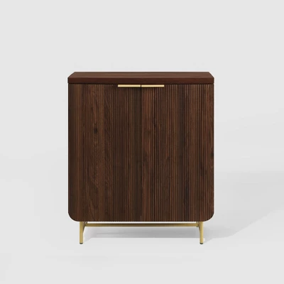 Modern 2 Door Reeded Accent Cabinet - Saracina Home 11 Modern 2 Door Reeded Accent Cabinet - Saracina Home - Image 11