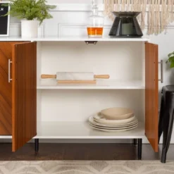 Angelo Modern Bookmatch 4 Door Sideboard - Saracina Home 32 Angelo Modern Bookmatch 4 Door Sideboard - Saracina Home -Saracina Home GUEST ba89d678 8dd9 46a1 8251 7f415b864885