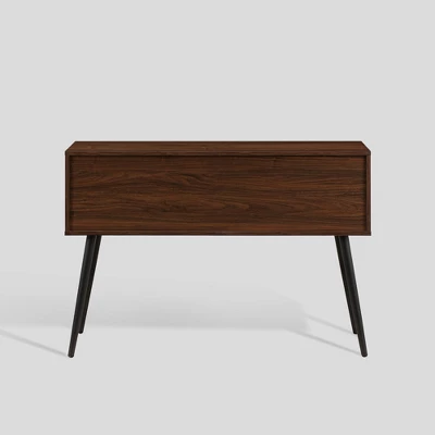 Modern 2 Drawer Angled Console Table - Saracina Home 6 Modern 2 Drawer Angled Console Table - Saracina Home - Image 6