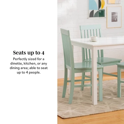 5pc Modern Two-Toned Kitchen Dining Set - Saracina Home 8 5pc Modern Two-Toned Kitchen Dining Set - Saracina Home - Image 8