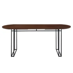 71" Phyllis Modern Drop Leaf Dining Table Walnut - Saracina Home 8 71" Phyllis Modern Drop Leaf Dining Table Walnut - Saracina Home -Saracina Home GUEST c1a3f38c f2d2 470d ba9e b5f48f56cd10