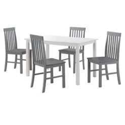 5pc Modern Two-Toned Kitchen Dining Set - Saracina Home 19 5pc Modern Two-Toned Kitchen Dining Set - Saracina Home -Saracina Home GUEST c1ed1eed 1e08 4e0e b6dd a1dfd0451908