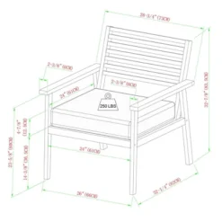 Saracina Home Mid-Century Modern Slatted Outdoor Acacia Arm Chair 9 Saracina Home Mid-Century Modern Slatted Outdoor Acacia Arm Chair -Saracina Home GUEST c5373106 fe50 4bc9 a5c2 413de41b73ee