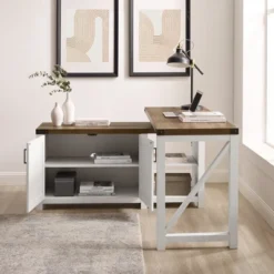Farmhouse Rustic L Shaped Desk With Storage - Saracina Home 26 Farmhouse Rustic L Shaped Desk With Storage - Saracina Home -Saracina Home GUEST c7ccdabf 2d3d 4727 baa5 0f1816bdbce7