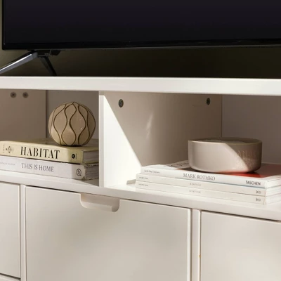 Cara Mid-Century Modern 3 Drawer Corner TV Stand For TVs Up To 58" - Saracina Home 12 Cara Mid-Century Modern 3 Drawer Corner TV Stand For TVs Up To 58" - Saracina Home - Image 12