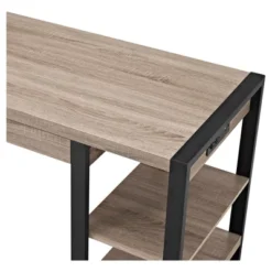 60" Industrial Transitional Tech Desk With USB - Saracina Home 11 60" Industrial Transitional Tech Desk With USB - Saracina Home -Saracina Home GUEST d0f4e76a cce8 490e a9f2 16c8c2cded25