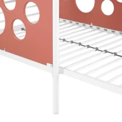 Twin Modern Cut-Out L-Shaped Metal Bunk Bed - Saracina Home -Saracina Home GUEST d136bdc3 f058 4dfd 808e 90088fa20ede