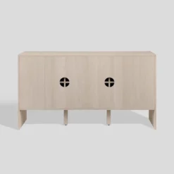 Modern Staggered Vertical Accent 3 Door Sideboard - Saracina Home 12 Modern Staggered Vertical Accent 3 Door Sideboard - Saracina Home -Saracina Home GUEST d155b864 442c 48b8 a49f 4abbde8f94db