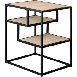 Modern 3 Tier Side Table - Saracina Home -Saracina Home GUEST d5c36f2e d89e 461f af0f d5716f27255b