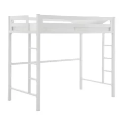 Twin Premium Deluxe Metal Loft Bed - Saracina Home -Saracina Home GUEST d5e2f50f 001e 4e3d bb59 b10ee05e384c