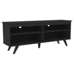 Modern Contemporary Simple Wood Storage Console TV Stand For TVs Up To 65" - Saracina Home -Saracina Home GUEST d9b845dd f031 4d52 9d12 cfa048855658