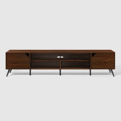 Mid-Century Modern Wide Storage TV Stand For TVs Up To 90" - Saracina Home 11 Mid-Century Modern Wide Storage TV Stand For TVs Up To 90" - Saracina Home - Image 11