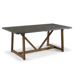 72" Solid Wood Trestle Dining Table - Saracina Home 10 72" Solid Wood Trestle Dining Table - Saracina Home -Saracina Home GUEST e009fb80 74dc 4989 8541 d1747c2fd4f2