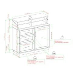 Modern Transitional Flip Down Secretary Desk - Saracina Home -Saracina Home GUEST e0493730 5766 4191 ae33 5cde9bfcc812