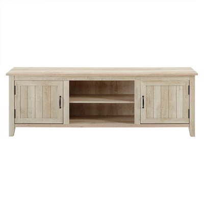 Modern Transitional Wood TV Stand For TVs Up To 80" - Saracina Home 9 Modern Transitional Wood TV Stand For TVs Up To 80" - Saracina Home - Image 9