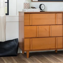 Modern Vertical Accent Solid Wood 6 Drawer Double Dresser - Saracina Home 31 Modern Vertical Accent Solid Wood 6 Drawer Double Dresser - Saracina Home -Saracina Home GUEST ecd1a6a7 d1a6 47ae 824e b8cf9035d902