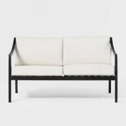 Saracina Home Mid-Century Modern Slatted Acacia Outdoor Bench With Cushions 12 Saracina Home Mid-Century Modern Slatted Acacia Outdoor Bench With Cushions -Saracina Home GUEST f159d085 5aa2 453a a258 0e99b25d8120