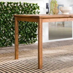 Acacia Wood Patio Simple Rectangle Dining Table - Saracina Home 28 Acacia Wood Patio Simple Rectangle Dining Table - Saracina Home -Saracina Home GUEST f2da4207 5fa9 402d 9f45 78c75f412615