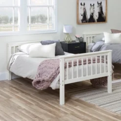 Twin Over Twin Solid Wood Mission Design Bunk Bed - Saracina Home -Saracina Home GUEST f33cbfb3 b5f2 4699 89c8 4cf0360c3c06