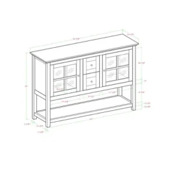 Tasi Transitional Buffet With Lower Shelf TV Stand For TVs Up To 58" - Saracina Home 12 Tasi Transitional Buffet With Lower Shelf TV Stand For TVs Up To 58" - Saracina Home -Saracina Home GUEST f5204cb0 d6b1 4f04 8bff d0f10edf174e