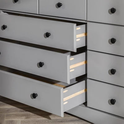 Lauren Classic Transitional 9 Drawer Dresser Storage - Saracina Home 11 Lauren Classic Transitional 9 Drawer Dresser Storage - Saracina Home - Image 11