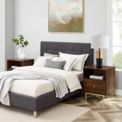 Jones Modern 1 Drawer Nightstand With Cubby - Saracina Home -Saracina Home GUEST f9fb7a4d ceab 48b0 9c23 24cd6ca3ad61