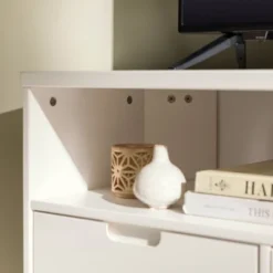 Cara Mid-Century Modern 3 Drawer Corner TV Stand For TVs Up To 58" - Saracina Home 25 Cara Mid-Century Modern 3 Drawer Corner TV Stand For TVs Up To 58" - Saracina Home -Saracina Home GUEST fb957360 40de 4089 a8ee 5e1e6d667985