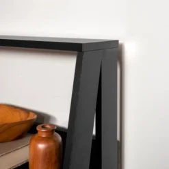 55" Thatcher Transitional Wood 4 Shelf Ladder Bookshelf - Saracina Home -Saracina Home GUEST fdfab501 7dbb 4ada aea6 88e25c895dc0