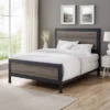 Queen Industrial Wood And Metal Bed - Saracina Home